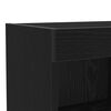 vidaXL Gabinete para TV 4 pcs Carvalho preto Madeira processada