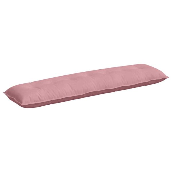 vidaXL Travesseiro para Costas Rosa 200 x 50 cm