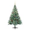 vidaXL &Aacute;rvore de Natal Artificial com 150 LEDs Verde 150 cm PVC e A&ccedil;o