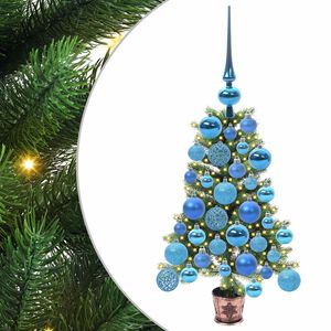 vidaXL &Aacute;rvore de Natal com 150 LEDs com suporte Verde 65 cm PE