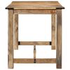 vidaXL Mesa de jantar 140x70x75 cm madeira de mangueira maci&ccedil;a