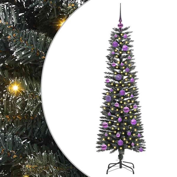 vidaXL &Aacute;rvore de Natal Artificial Verde 150 cm PVC, Pl&aacute;stico e A&ccedil;o