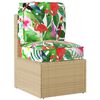 vidaXL Conjunto de Almofadas para Palete Floral 2 pcs Selva Tropical