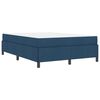 vidaXL Cama Box Azul 160 x 200 cm tecido
