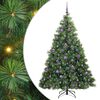 vidaXL &Aacute;rvore de Natal Artificial com 300 LEDs Verde 180 cm PE e PVC
