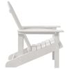 vidaXL Cadeira Adirondack Branco 82 x 74 x 92 cm HDPE