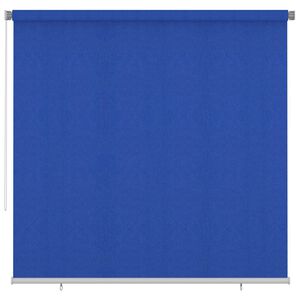 vidaXL Estore de rolo para exterior 245 (L) x 230 (A) cm azul HDPE