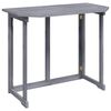 vidaXL Mesa de varanda dobr&aacute;vel 90x50x74 cm madeira de ac&aacute;cia maci&ccedil;a