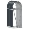 vidaXL Suporte para lenha 40x45x100 cm Antracite A&ccedil;o galvanizado