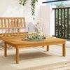 vidaXL Mesa de jardim 100x60x30 cm madeira de ac&aacute;cia maci&ccedil;a