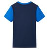 T-shirt para crian&ccedil;a azul e azul-marinho 92