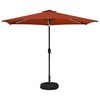 vidaXL Parasol de Jardim com Luzes LED e Base 300 x 300 cm Poli&eacute;ster