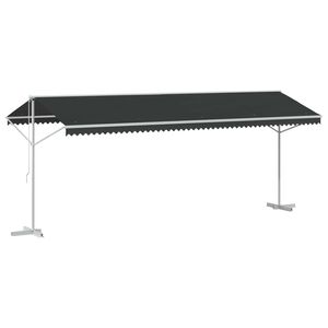 vidaXL Toldo livre 6 x 3 m Poli&eacute;ster Antracite