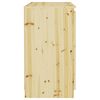vidaXL Arm&aacute;rio de apoio 60x36x65 cm madeira de abeto maci&ccedil;a