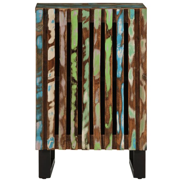 vidaXL Arm&aacute;rio de casa de banho 38x34x58 cm madeira de ac&aacute;cia maci&ccedil;a