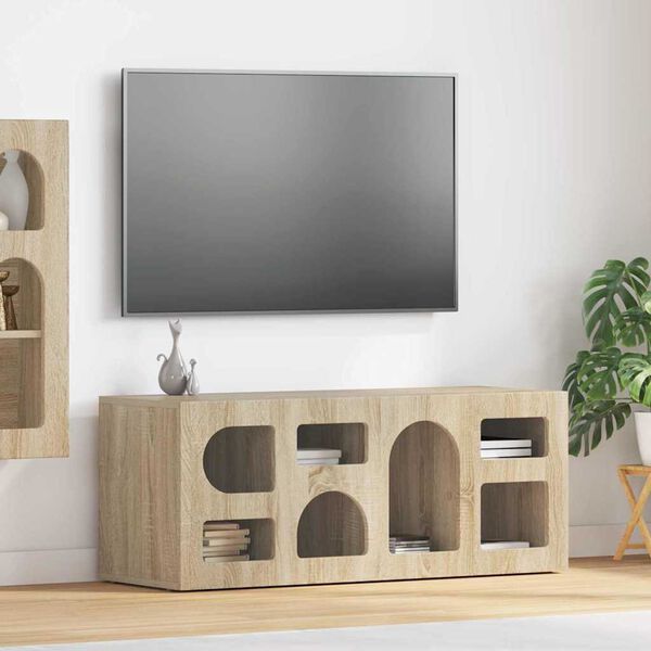 vidaXL Gabinete para TV Carvalho Sonoma 100 x 35 x 40 cm