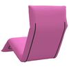vidaXL Espregui&ccedil;adeira dobr&aacute;vel 175x54x8,5 cm tecido Oxford rosa