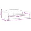vidaXL Sof&aacute;-cama 100x200 cm tecido cinzento-escuro