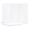 vidaXL Mosquiteiro para Gazebo 220 Mesh 220 mesh Branco 2 x 2 x 2 m
