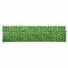 vidaXL Tela de varanda com folhas verdes 300x75 cm