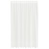 vidaXL Cortina de Renda com cortinas Branco 140 x 150 cm Poli&eacute;ster