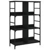 vidaXL Estante 78,5x33x117,5 cm derivados de madeira preto