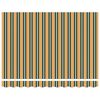 vidaXL Toldo Retr&aacute;til Manual Verde e amarelo 300 x 250 cm Tecido e A&ccedil;o