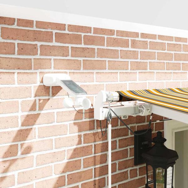 vidaXL Toldo Retr&aacute;til Multicolor 600 &times; 350 cm Poli&eacute;ster e Metal