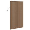 vidaXL Estores de rolo com cortinas Manual Castanho 80 x 160 cm Bambu