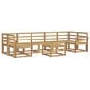 vidaXL Conjunto de Sof&aacute;s para Exterior 8 pcs Branco 59 x 59 x 37 cm