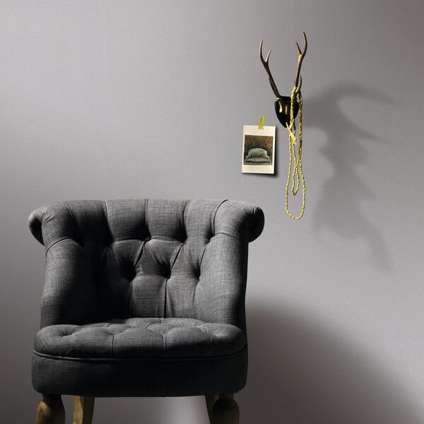 vidaXL 4 rolos papel parede TNT 0,53x10m cinza-claro cintilante liso