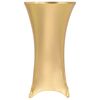vidaXL 2 pcs capas extensíveis para mesa 60 cm dourado