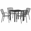 vidaXL Conjunto de Jantar para Jardim 5 pcs Antracite