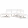 vidaXL 5 pcs conjunto de sof&aacute;s de jardim madeira pinho maci&ccedil;a branco