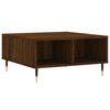 vidaXL Mesa de centro 60x60x30 cm derivados madeira carvalho castanho