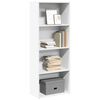 vidaXL Estante 60x30x152 cm derivados de madeira branco