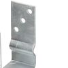 vidaXL &Acirc;ncoras de veda&ccedil;&atilde;o 2 pcs 14x6x15 cm a&ccedil;o galvanizado prateado