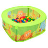 vidaXL Piscina de bolas com 50 bolas para crian&ccedil;as 75x75x32 cm