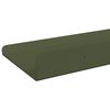 vidaXL Prateleira Flutuante 3 pcs Verde Oliva 40 x 9 x 2,5 cm A&ccedil;o
