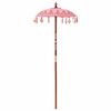 vidaXL Parasol Balinês Rosa 95 x 95 x 260 cm