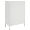 vidaXL Móvel alto 68x39x101,5 cm aço branco