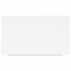 vidaXL Prateleiras de parede suspensas 2 pcs 40x23x3,8cm MDF branco