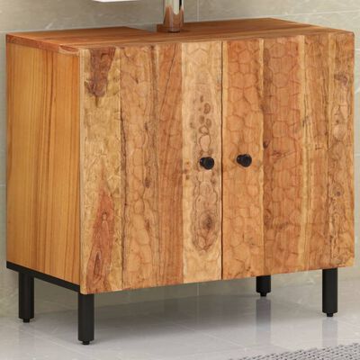 vidaXL Armário de casa de banho 62x33x58 cm madeira de acácia maciça