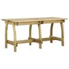 vidaXL Mesa de jardim 160x74x75 cm madeira de pinho impregnada
