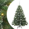 vidaXL &Aacute;rvore de Natal Artificial com 150 LEDs Verde 150 cm PE e PVC