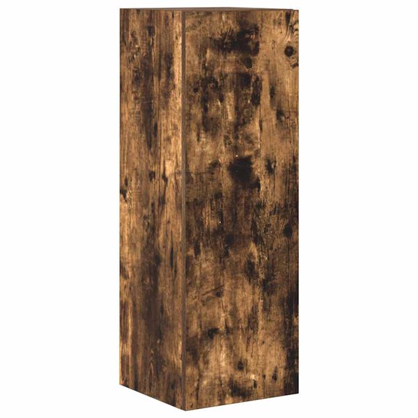 vidaXL Conjunto m&oacute;veis de TV 5 pcs madeira processada carvalho fumado