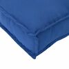 vidaXL Travesseiro de palete Azul Royal 180 x 40 x 8 cm Tecido Oxford