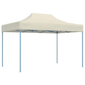 vidaXL Tenda de Festa 280 x 410 x 315 cm Creme Tecido Oxford