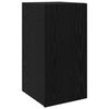vidaXL Gabinete de TV de Parede Carvalho Preto 30,5 x 30 x 60 cm