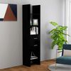 vidaXL Estante 40x35x180 cm contraplacado preto
